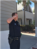 Officer Saluting