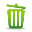 Clip art of garbage bin
