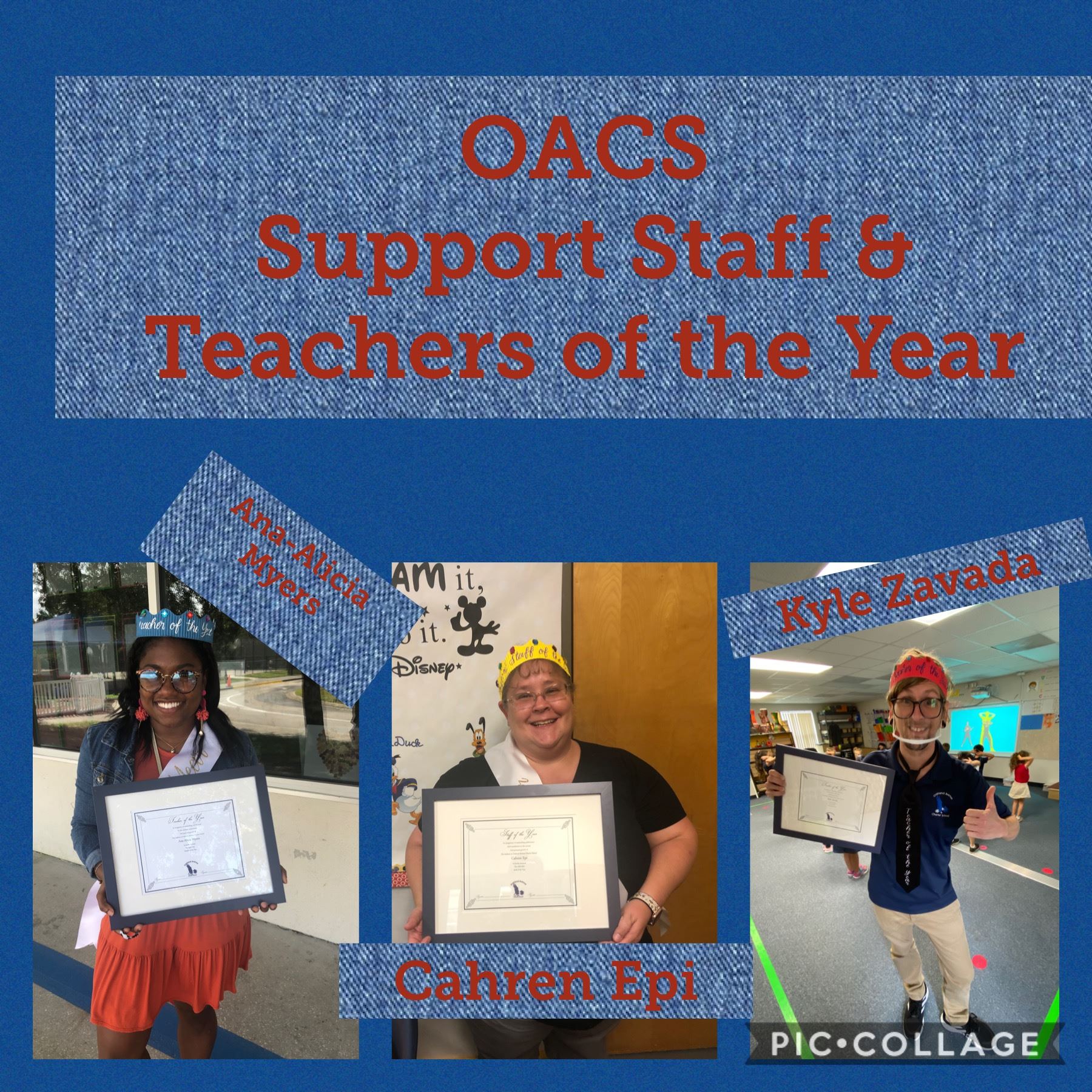 Teacher of the Year and Support Staff of the Year Winners 2020