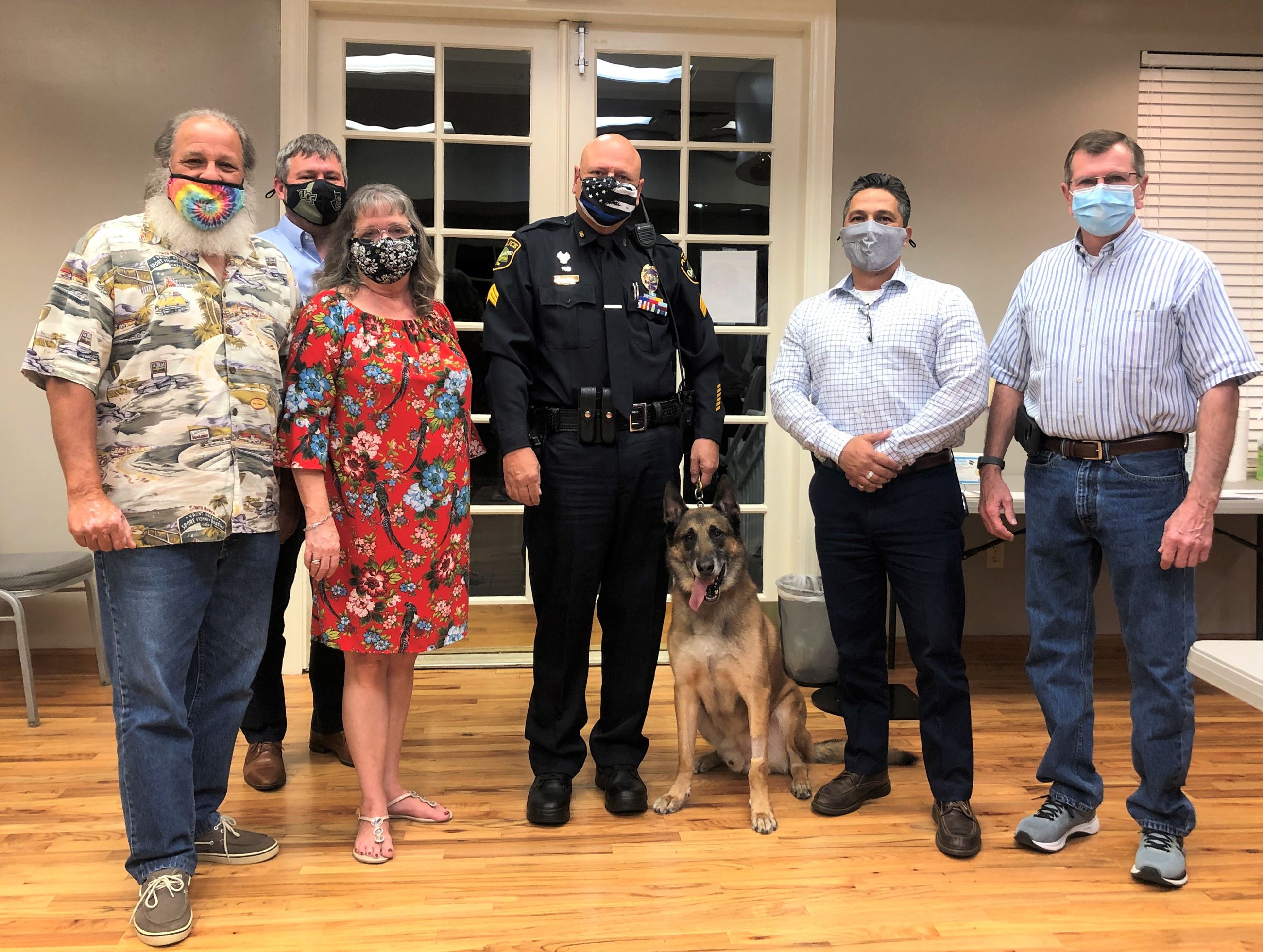 Sgt. Anthony Vitale and K9 Chase 