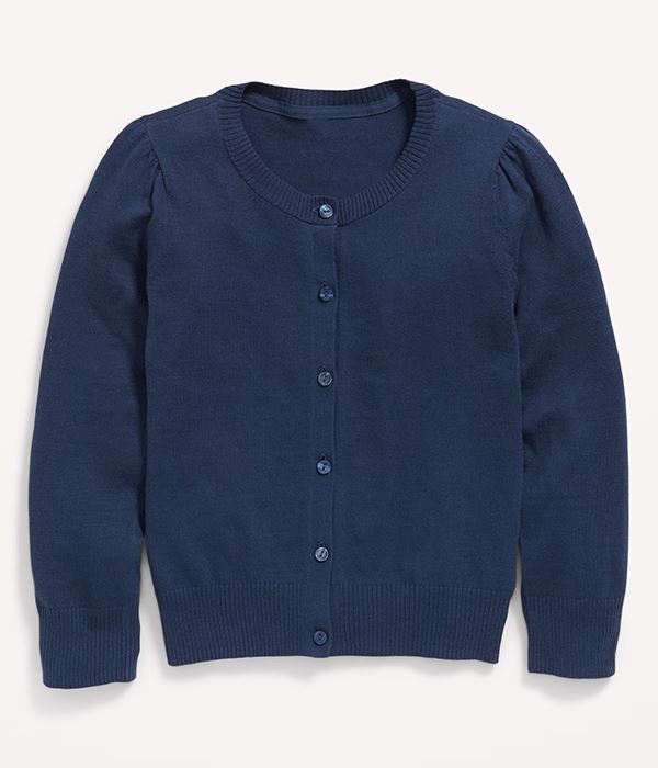 Child wearing a red polo shirt