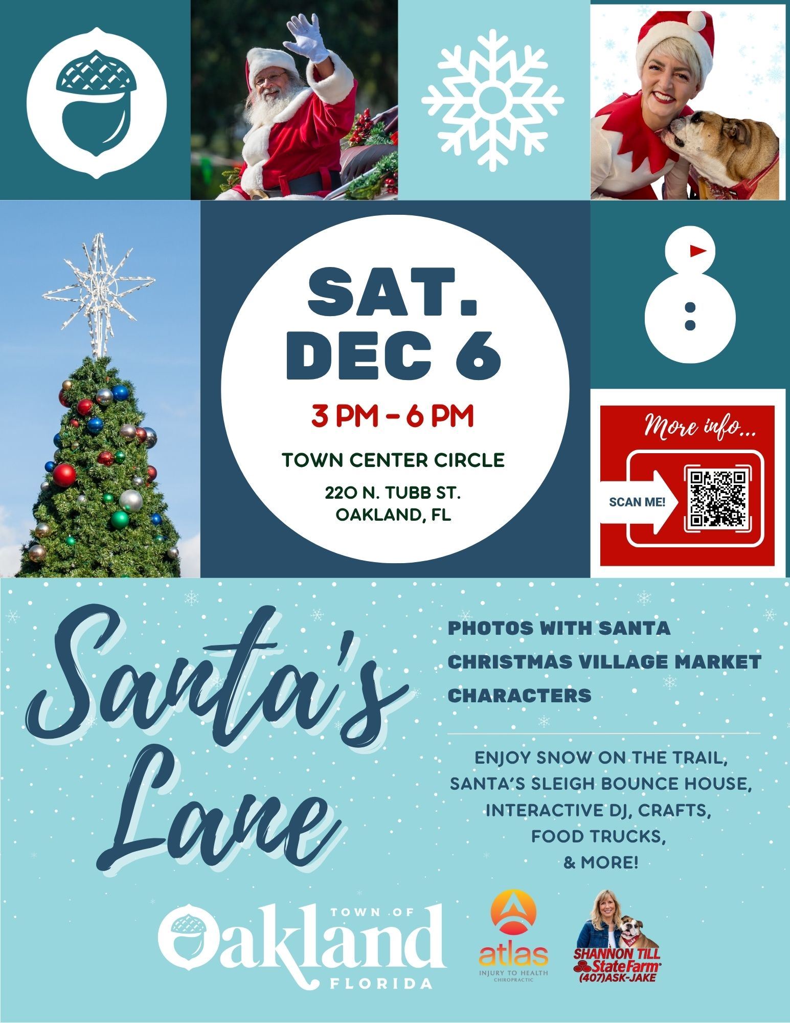 Santas Lane Flyer 2025