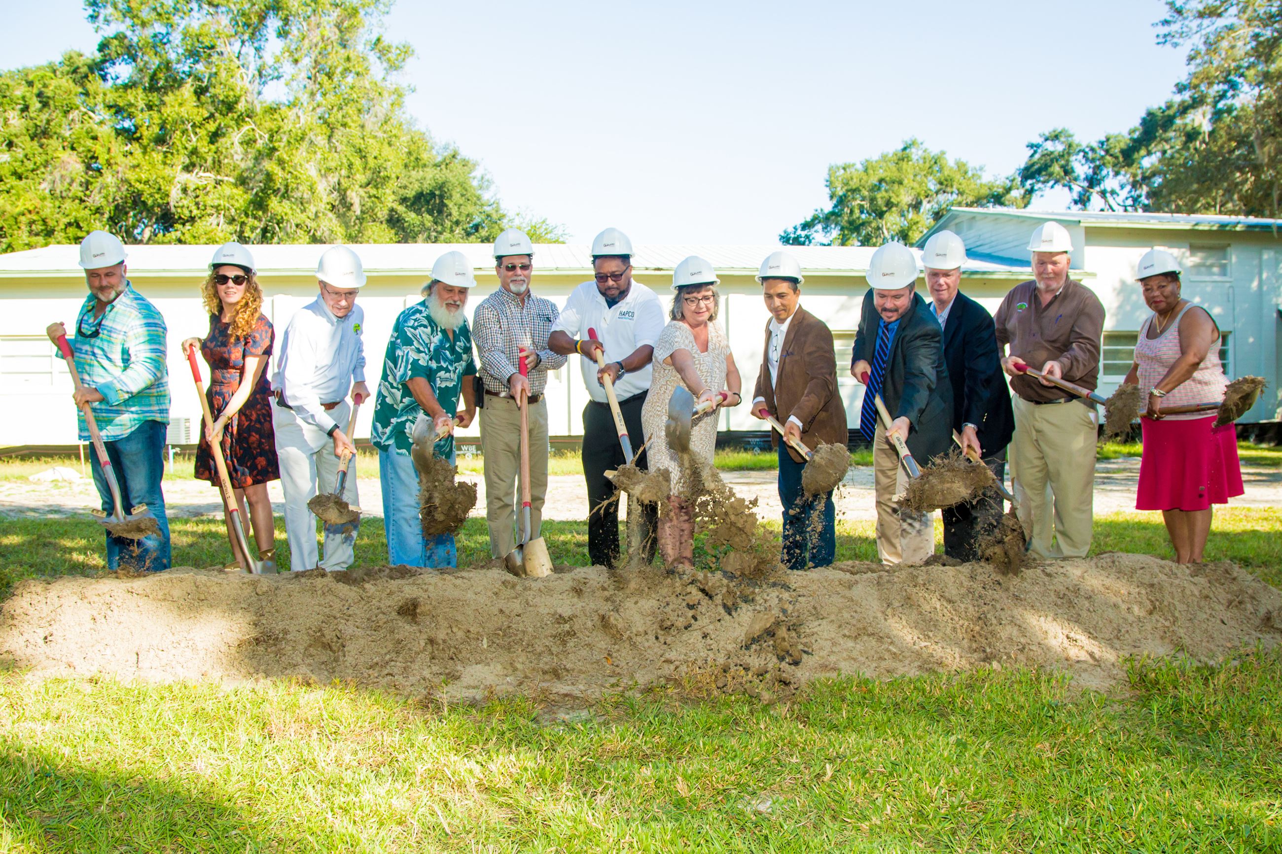 Local and State officials taking first shovel of dirt at The Arts and Heritage Center groundbreaking Local and State officials taking first shovel of dirt at The Arts and Heritage Center groundbreaking