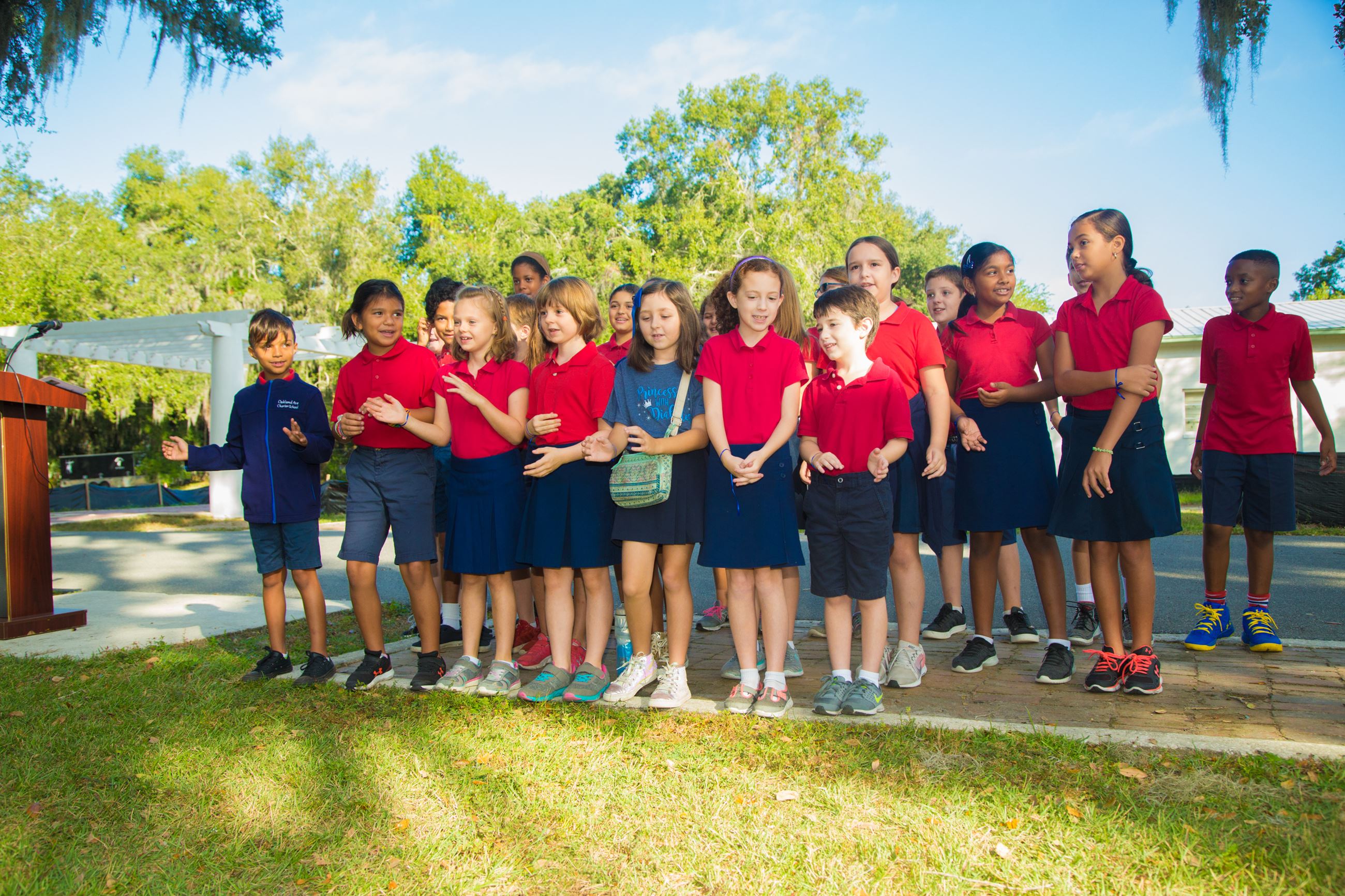 Oakland Avenue Charter School students Oakland Avenue Charter School students