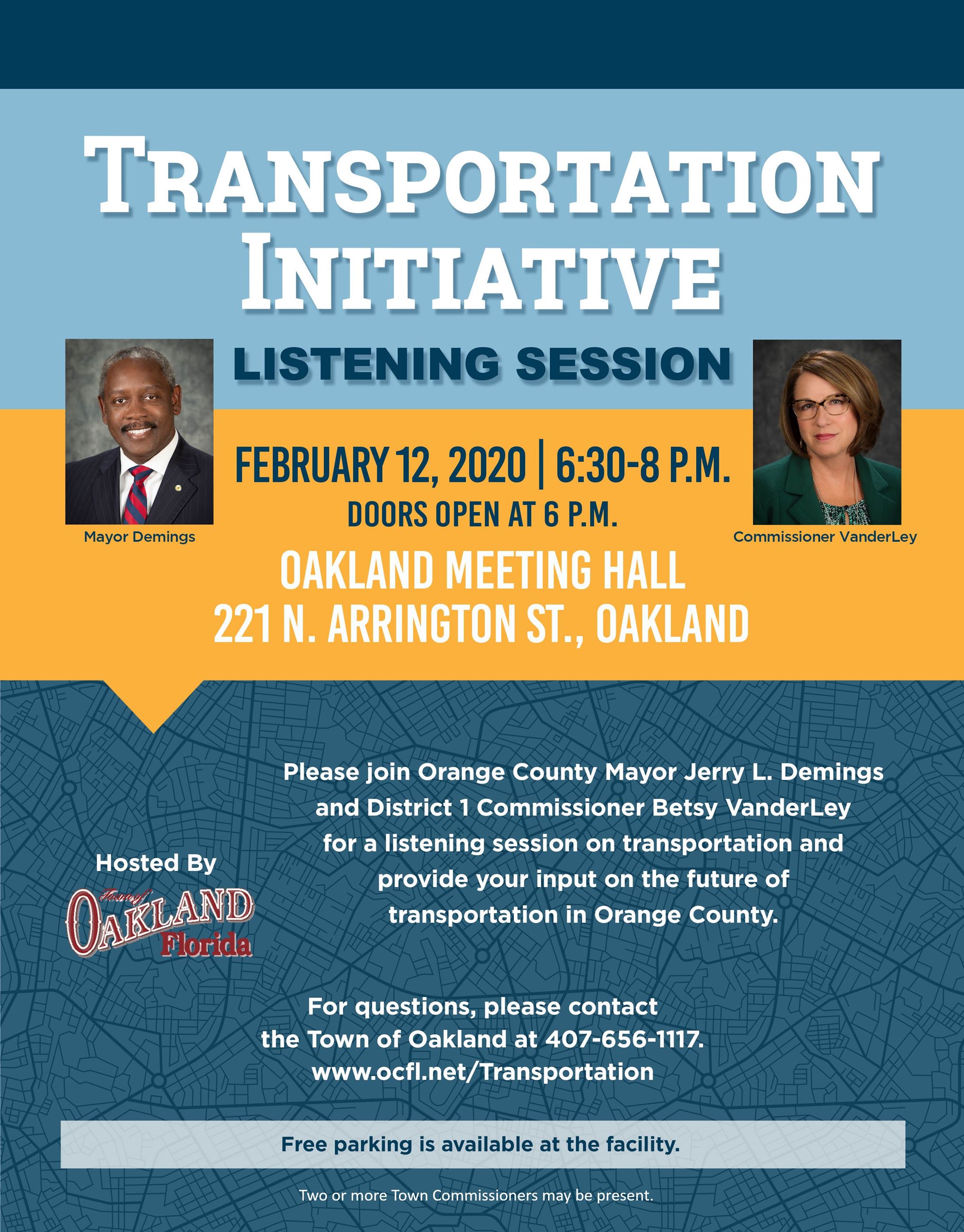 Townhall Flier Oakland