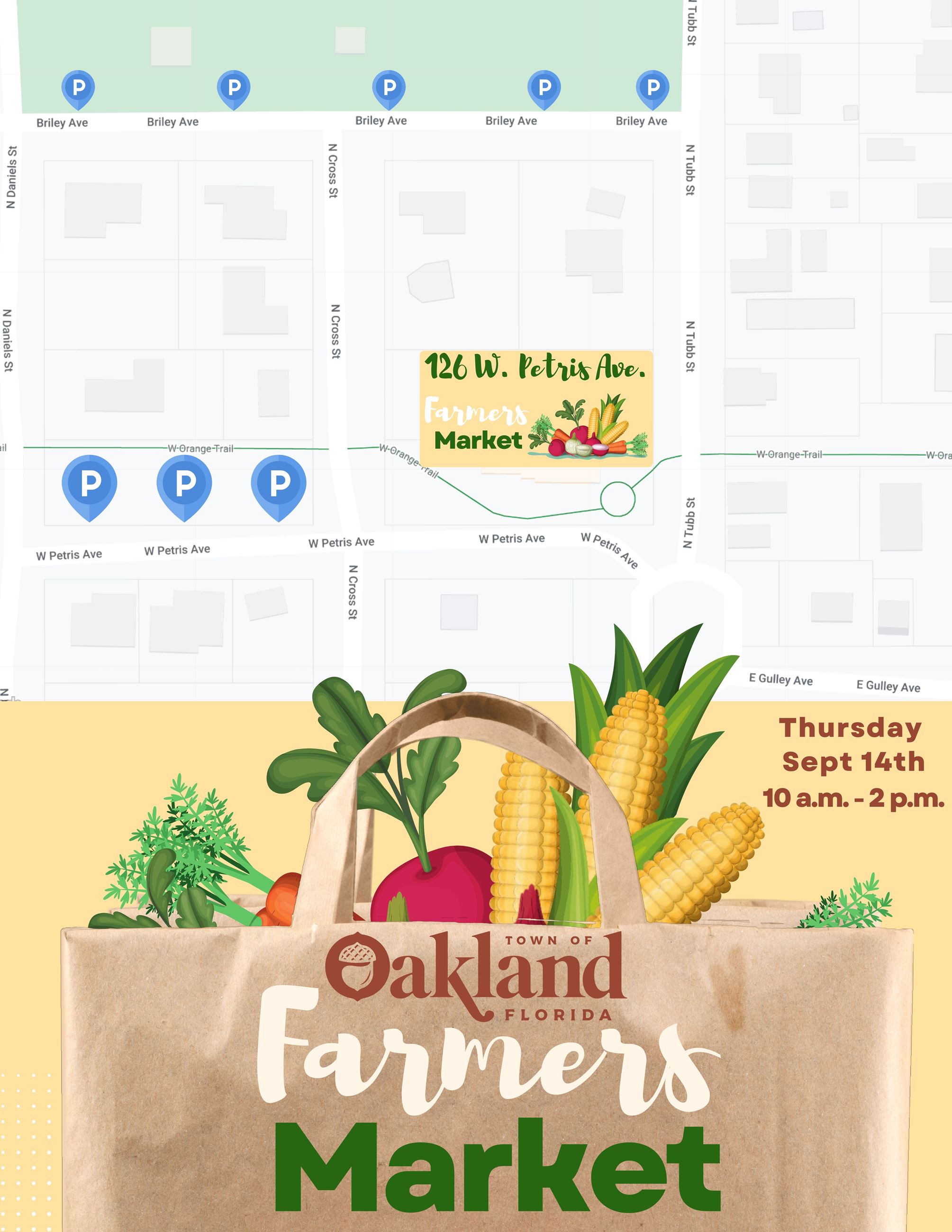 Parking Map - Farmers Market