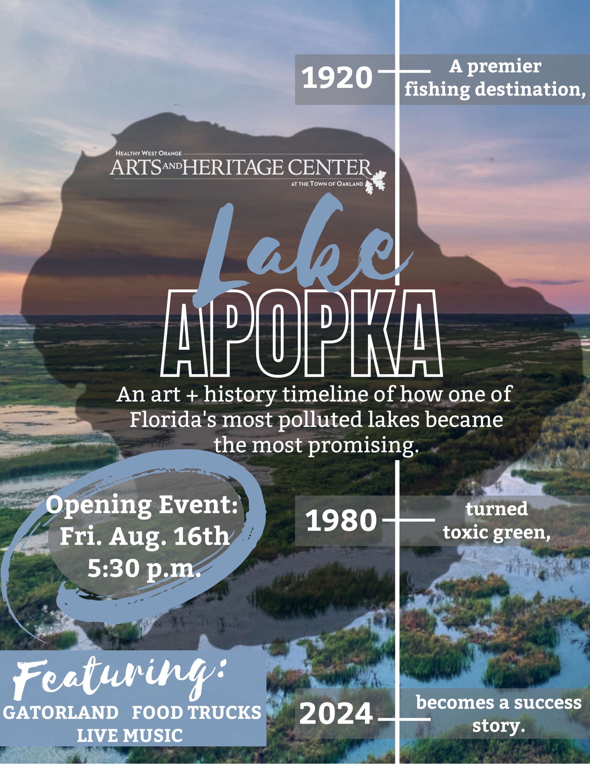 Lake Apopka Exhibit Opening Flyer