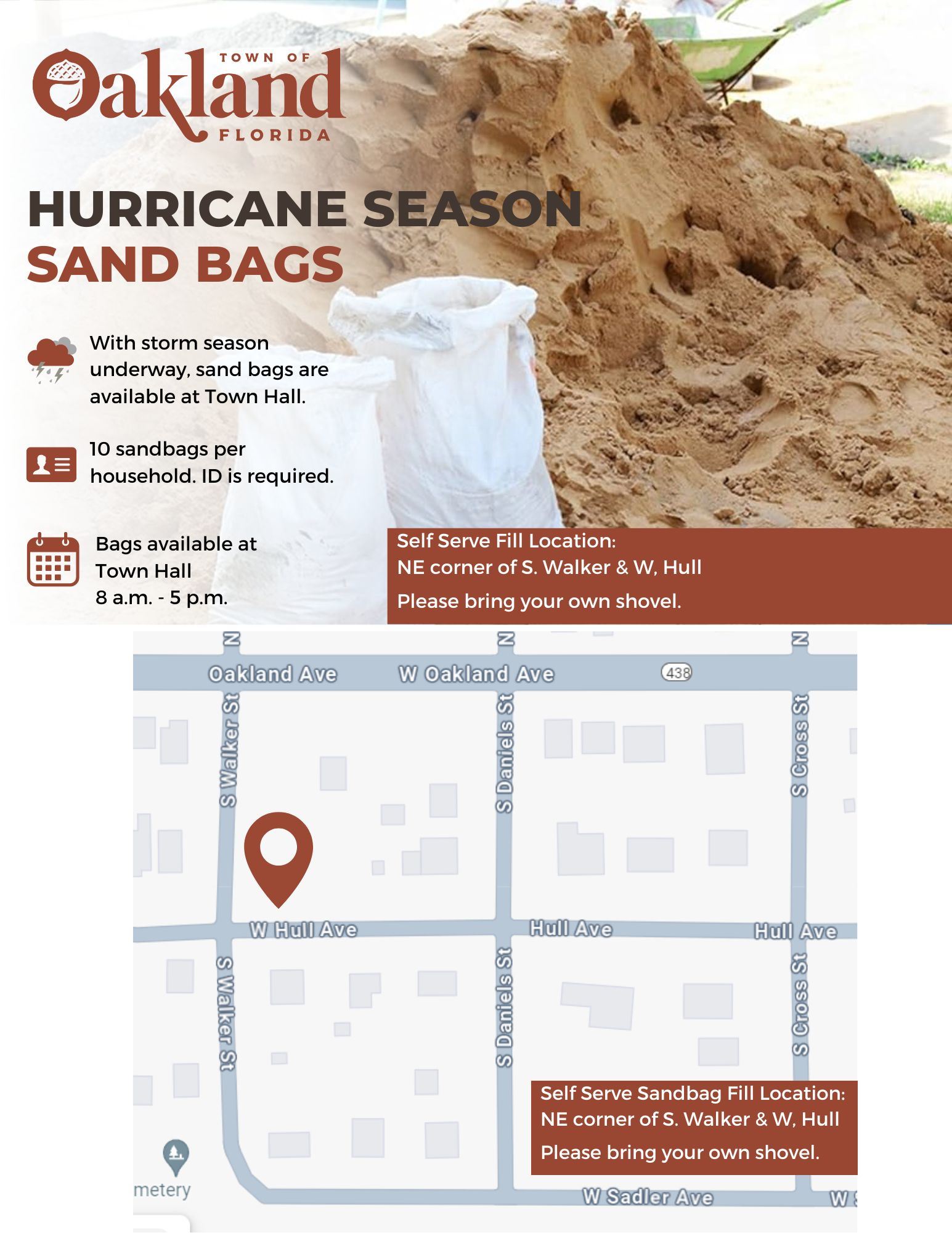 Self Serve Sandbag Fill Location
